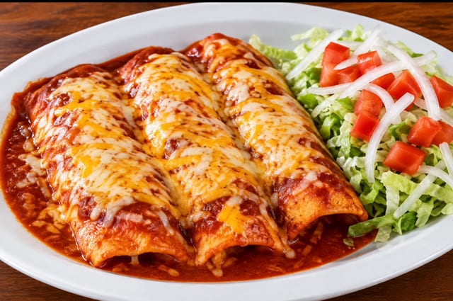 Enchiladas de Queso (Cheese).