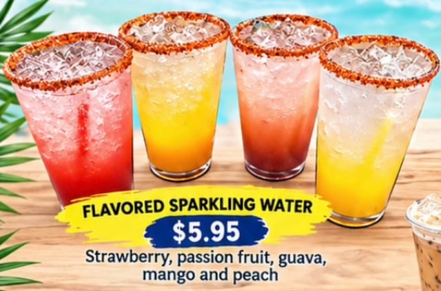 FLAVORED SPARRKLING WATERS.