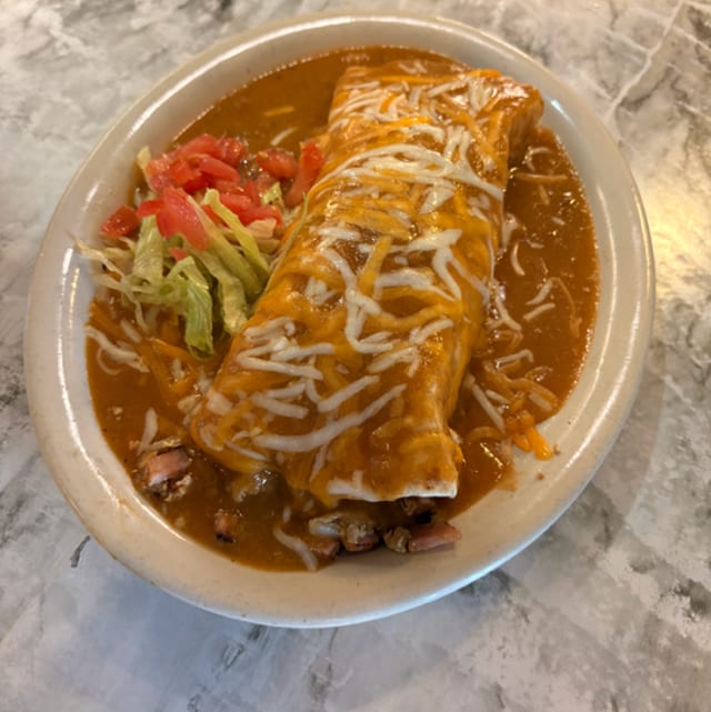 Burrito de Huevo con Chorizo.