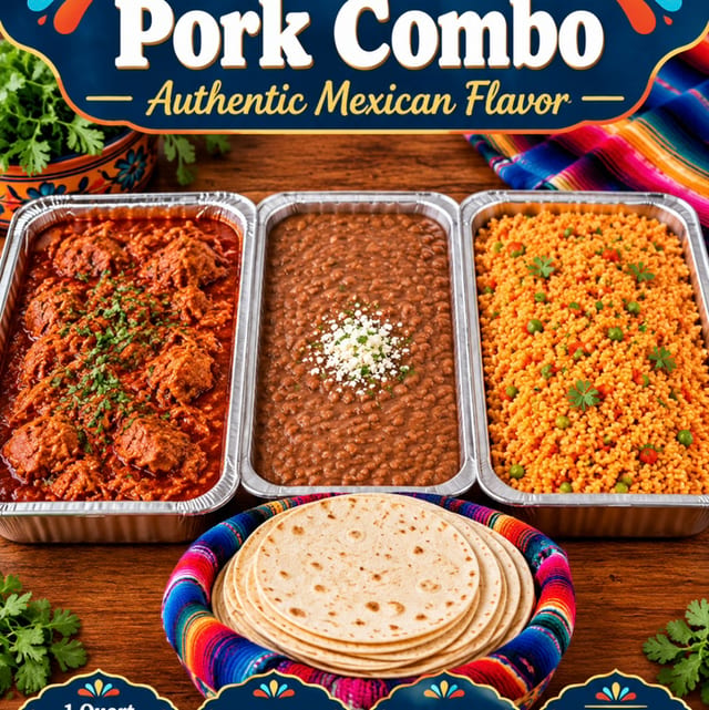Family Pack #6 Red Chili Pork.