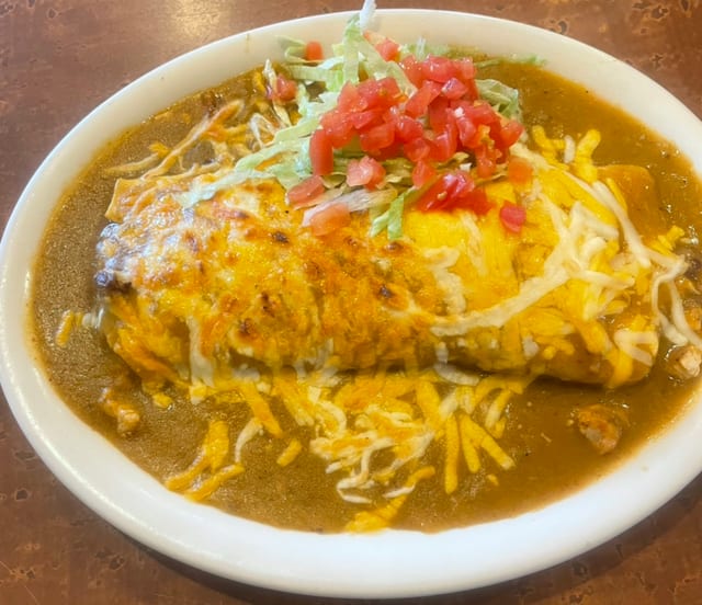 Egg and Potato Burrito.