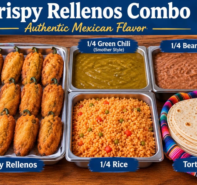 Family Pack #1 (12 Crispy Rellenos).