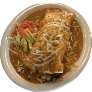 Burrito de Carne y Frijoles Smothered