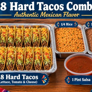 Family Pack #4 (18 Hard Tacos)