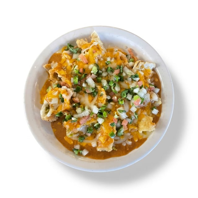 Crispy Relleno Nachos With Chips.