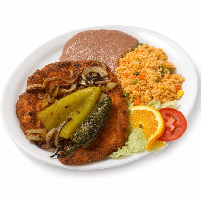 Milanesa de Res or Chicken.