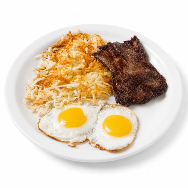 2 Egg Special & Steak.