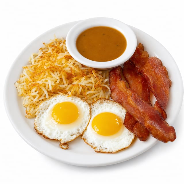2 Egg Special & Breakfast Meat.