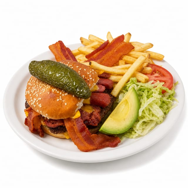 Hamburger Estilo Juarez.